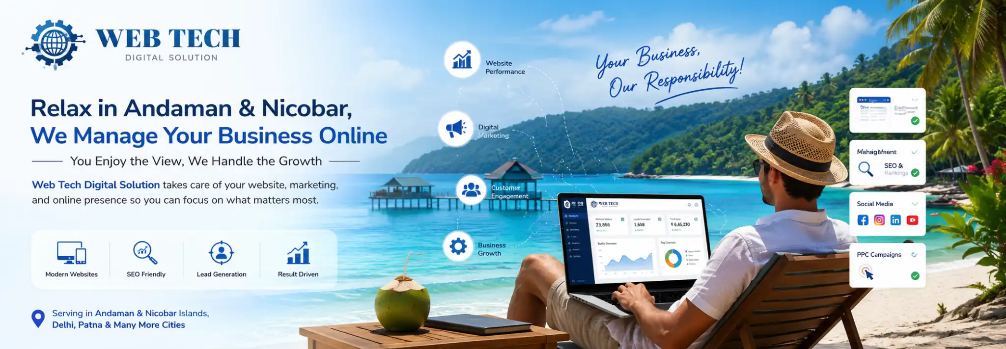 Professional Website Designing and Website Development Services in Andaman and Nicobar Islands