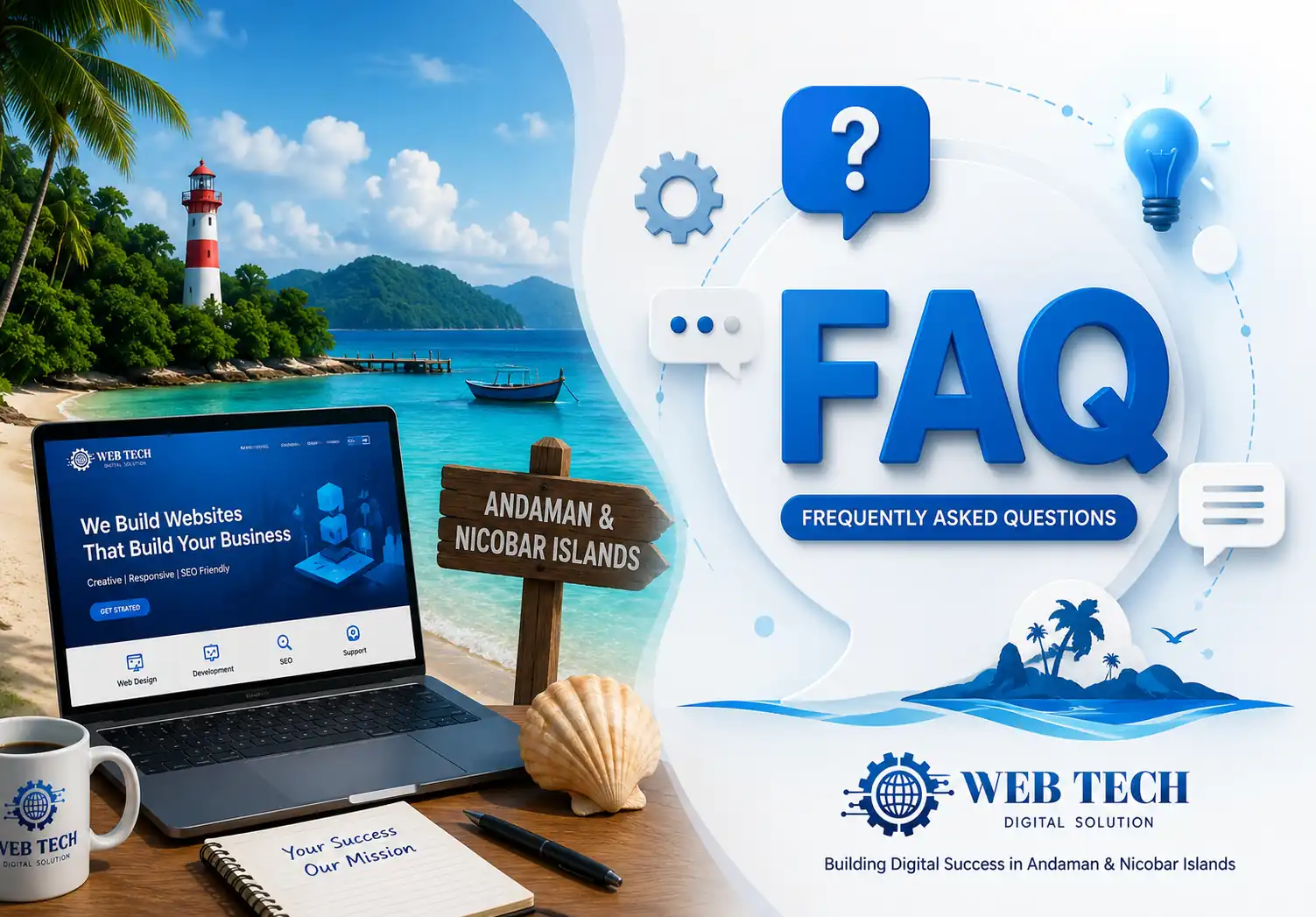 Website Designing FAQs for Businesses in Andaman and Nicobar Islands